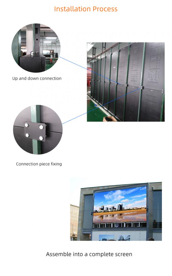 شاشة عرض LED SMD في الهواء الطلق HD Full Color P4 P5 P6 P8 P10 LED Video Wall Screen 6