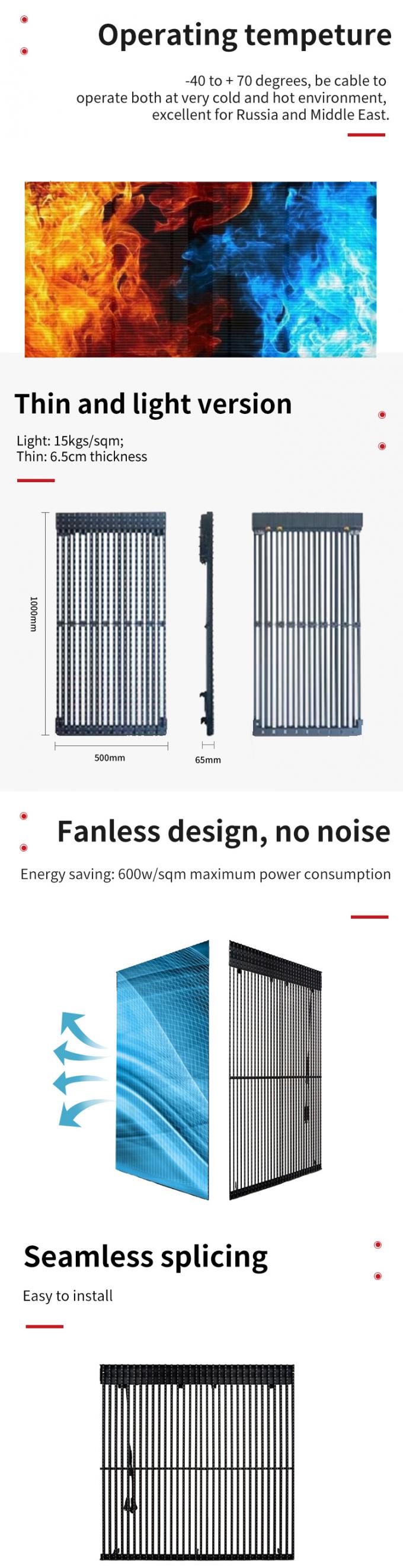 شاشة LED شفافة شاشة زجاجية شفافة شاشة LED شاشة LED شفافة شاشة فيديو حائط مرنة 1