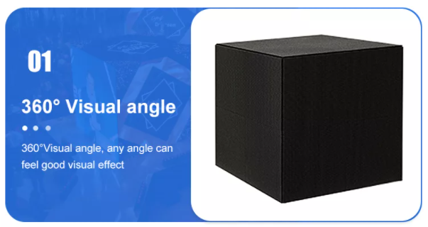 P2.5 P3 P3.91 P4.81 شاشة عرض مكعب LED وشعار وشاشة LED إبداعية للإعلانات الداخلية والخارجية 3