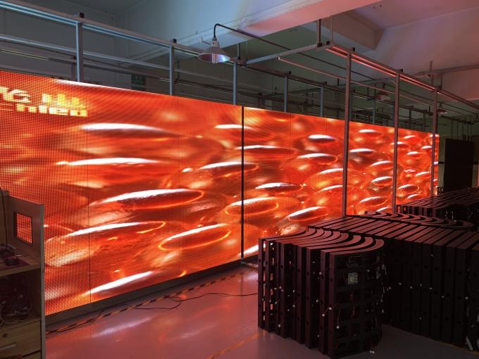 شاشة عرض LED شفافة ثلاثية الأبعاد مخصصة للحائط لشاشة زجاجية، شاشة عرض LED شفافة للإعلانات، شاشة LED شفافة داخلية 1