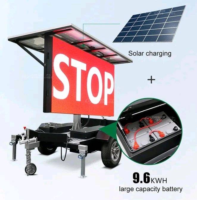 الشاشة المتنقلة ذات الشاشة الموجّهة للخارج للمقطورة لوحة إعلانات ذات الشاشة الموجّهة للشاشة الموجّهة للمقطورة 5