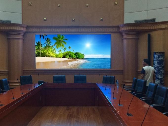 مقاوم للماء COB داخلي مساحة النقاط الصغيرة P0.6 P0.7 P0.9 P1.25 لوحة عرض على جدار الكنيسة الخفيفة 3