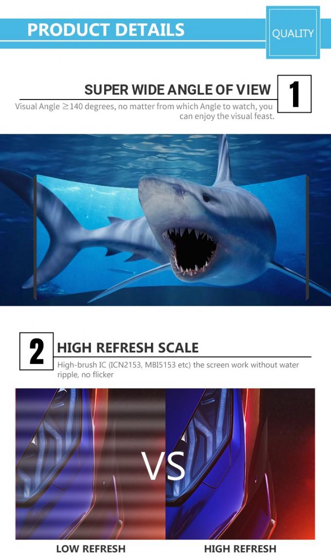 شاشة ليد ناعمة P1.5 P2.5 P4 شاشة ليد ناعمة منحنية داخلية وخارجية شاشة عرض إعلانات مرنة رأسية 0