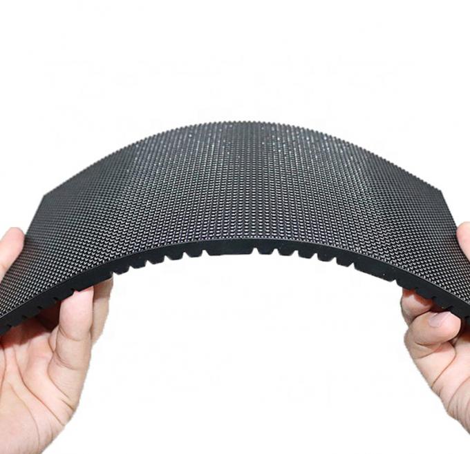 شاشة ليد ناعمة P1.5 P2.5 P4 شاشة ليد ناعمة منحنية داخلية وخارجية شاشة عرض إعلانات مرنة رأسية 2