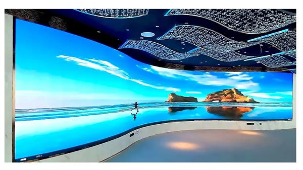 شاشة تلفزيون LED ناعمة قابلة للتخصيص P3 شاشة LED داخلية مرنة سعر الشاشة المثيرة 4