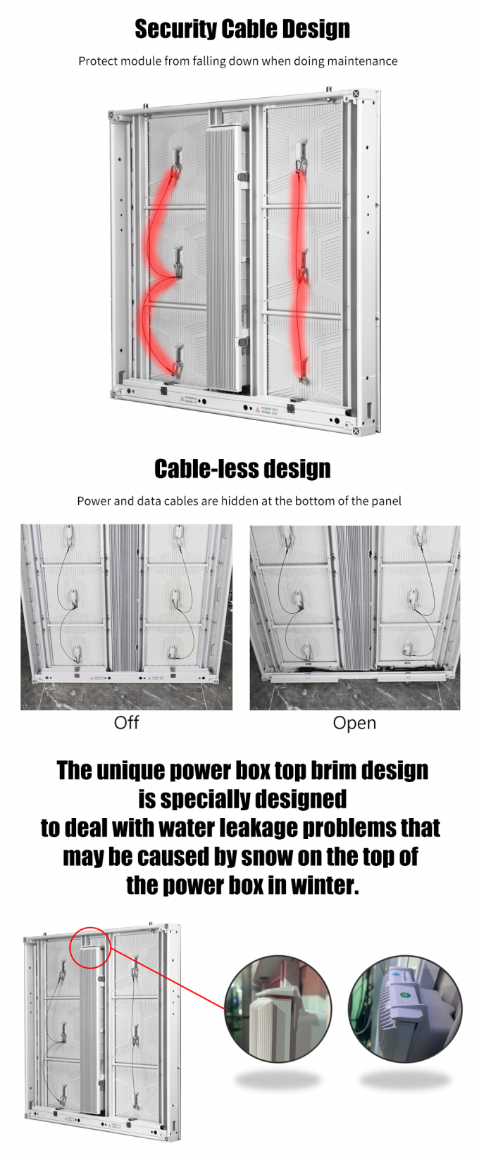 Outdoor LED Screen Solar Electronic Signs Double Sided Billboard Steel Structure External Outdoor Led Digital Signage Display Screens 2