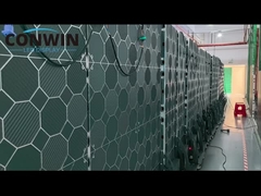 الرقمية الإبداعية LED ملصق العرض الشاشة واقفة متحركة