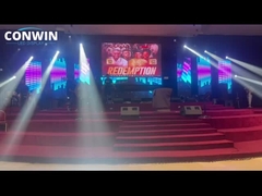 P2.9mm عرض LED خارجي للإيجار ، شاشة خلفية مسرح LED 250x250mm