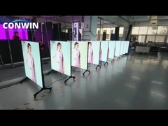 التفاعلي ذكي HD 2K 4K شاشة LED التلفزيون 145 بوصة مع مصاعق الألوميفرام لقاعة المعارض