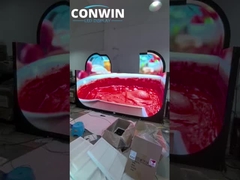 لوحة شاشة LED منحنية ناعمة مرنة للخدمة الأمامية الداخلية 240X120mm