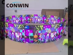 شاشة تلفزيون LED ناعمة قابلة للتخصيص P3 شاشة LED داخلية مرنة سعر الشاشة المثيرة