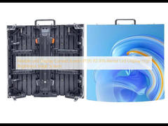 شاشة منحنية ذات شاشة LED مرنة P1.95 P2.976 شاشة مرحلة عالية الوضوح